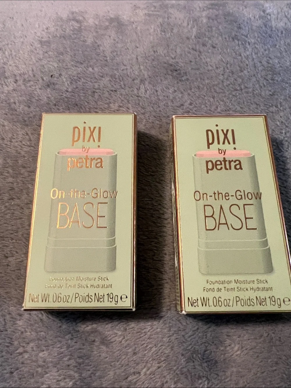 Pixi On-the-Glow Base Foundation Moisture Stick — Pink Set Of Two
